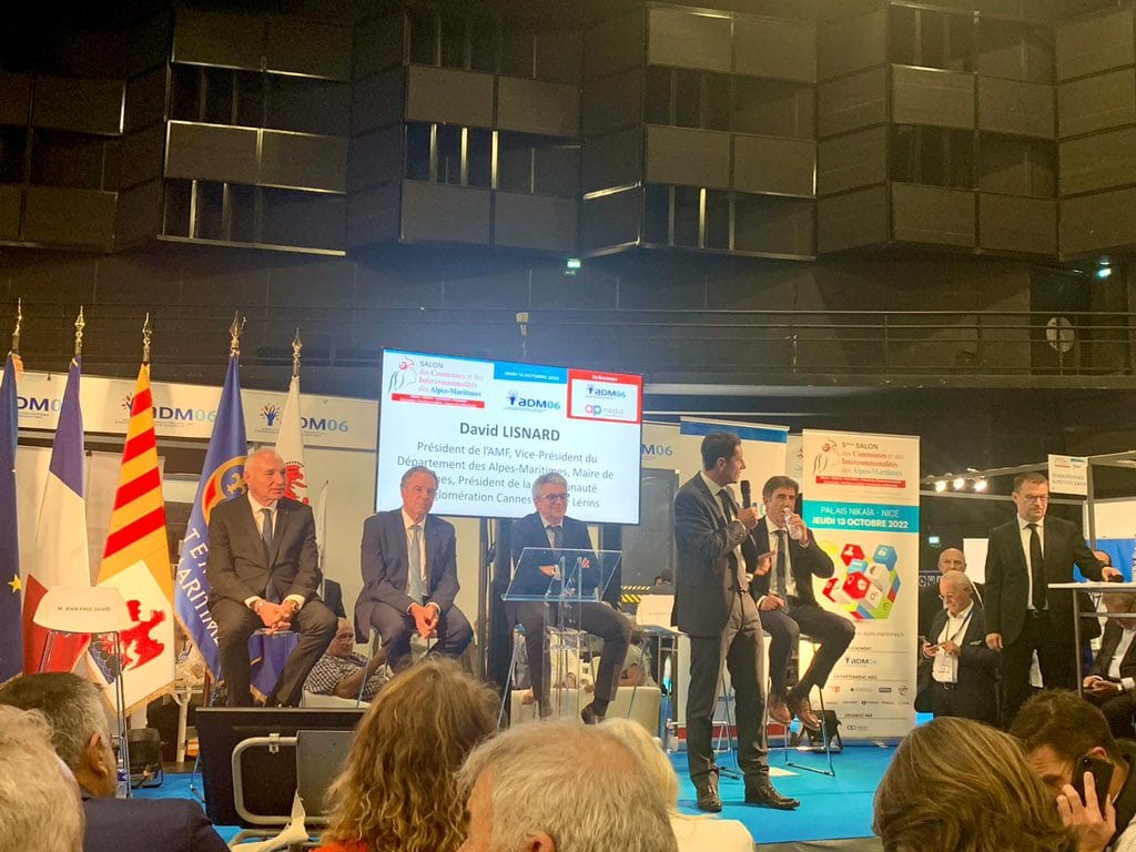 David Lisnard au Salon des Maires des Alpes-Maritimes