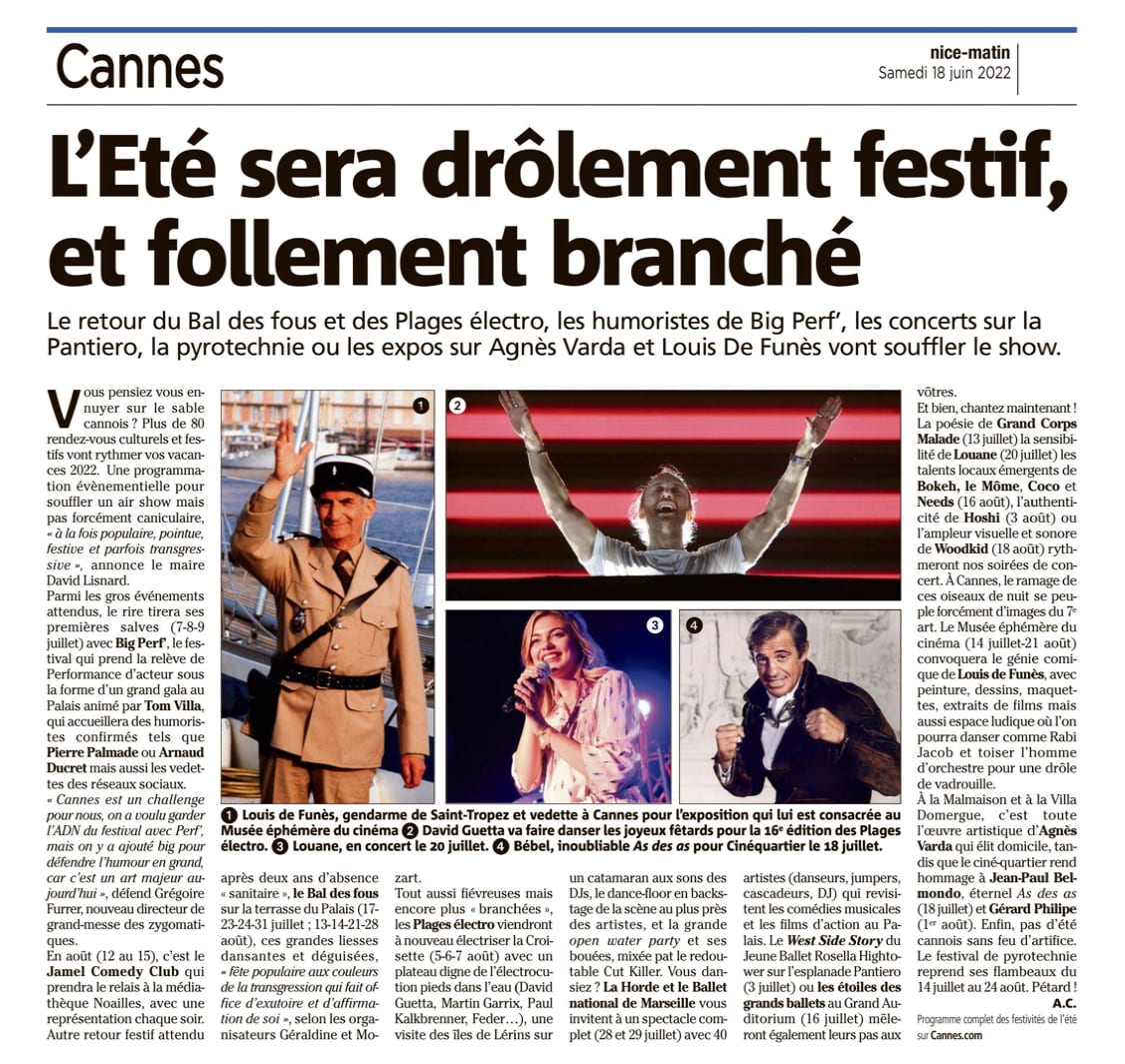 L'été à Cannes sera festif et follement branché