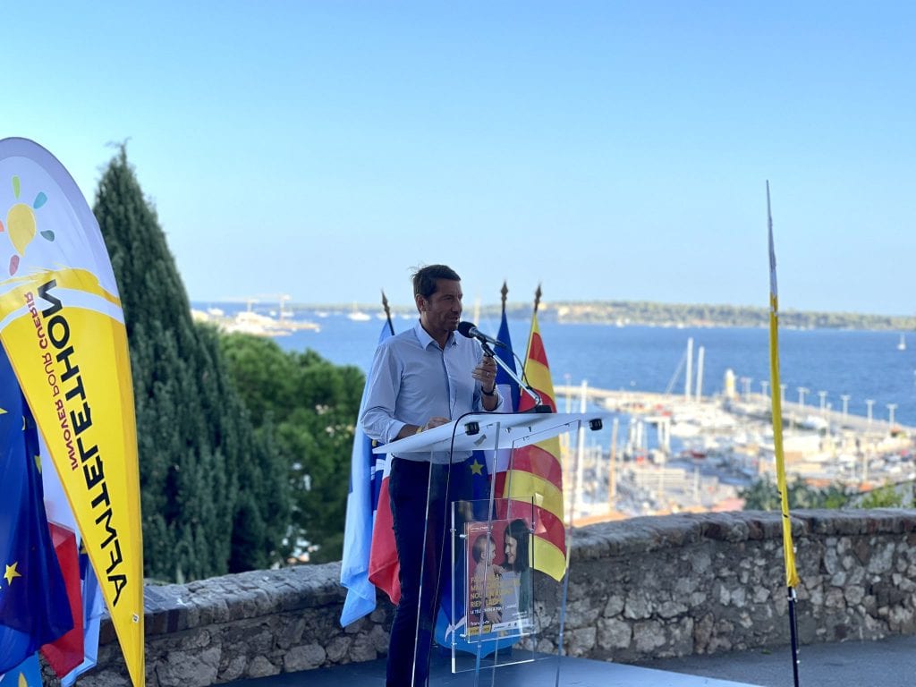 David Lisnard participe au lancement départemental du Téléthon 2022 — illustration 1