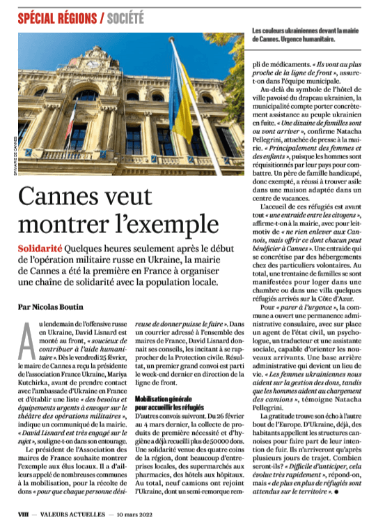 Ukraine : Cannes veut montrer l'exemple