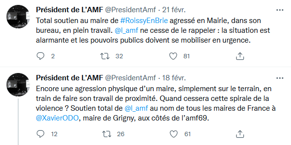 Encore deux maires agressés : David Lisnard, président de L'AMF, leur apporte son soutien