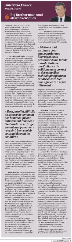 Big Brother nous rend attardés civiques — illustration 1