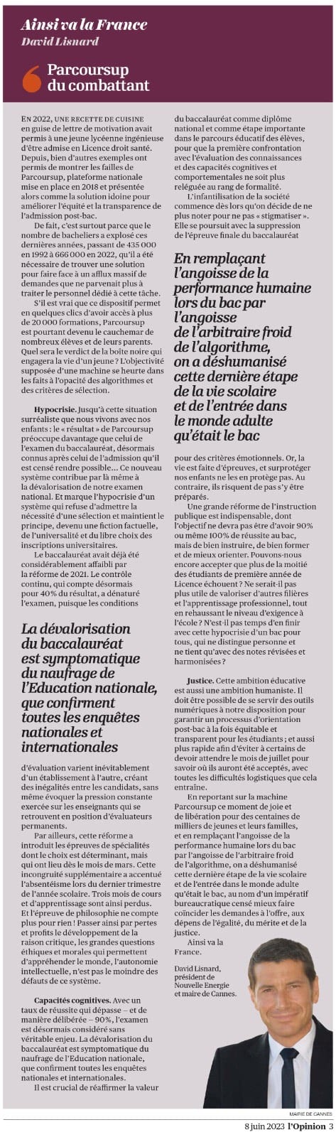 Parcoursup du combattant