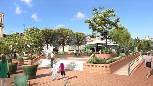 Création d'un jardin des saveurs et des senteurs sur le toit du marché Forville et rénovation du carreau : réunion préparatoire entre David Lisnard et les équipes municipales — illustration 1