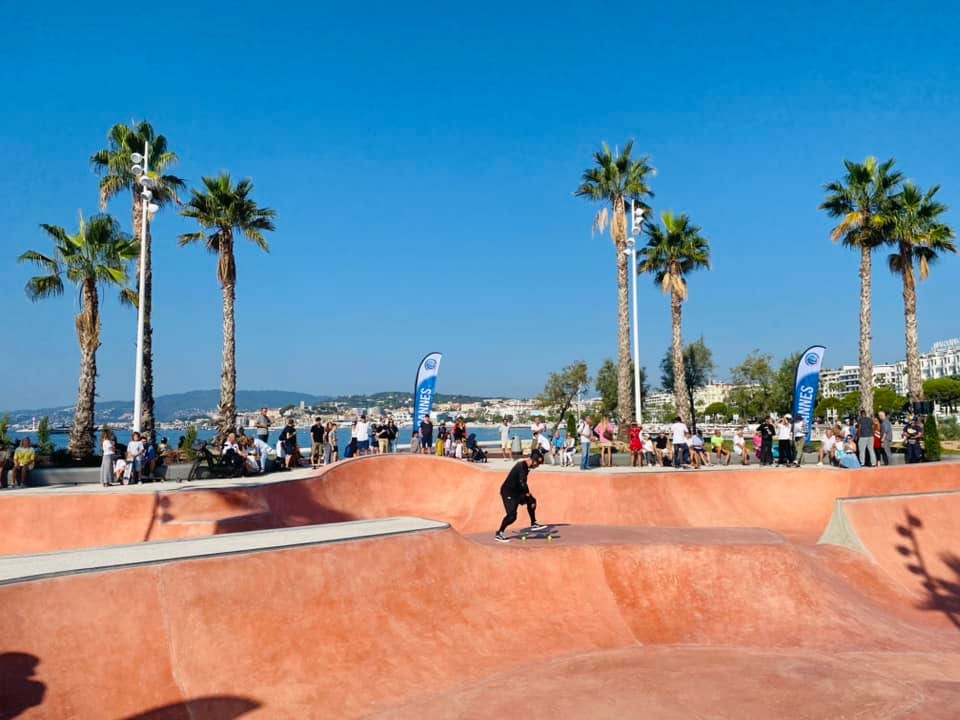 David Lisnard inaugure le nouveau skatepark de la Roseraie — illustration 1