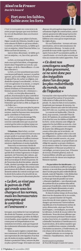 Fort avec les faibles, faible avec les forts — illustration 1