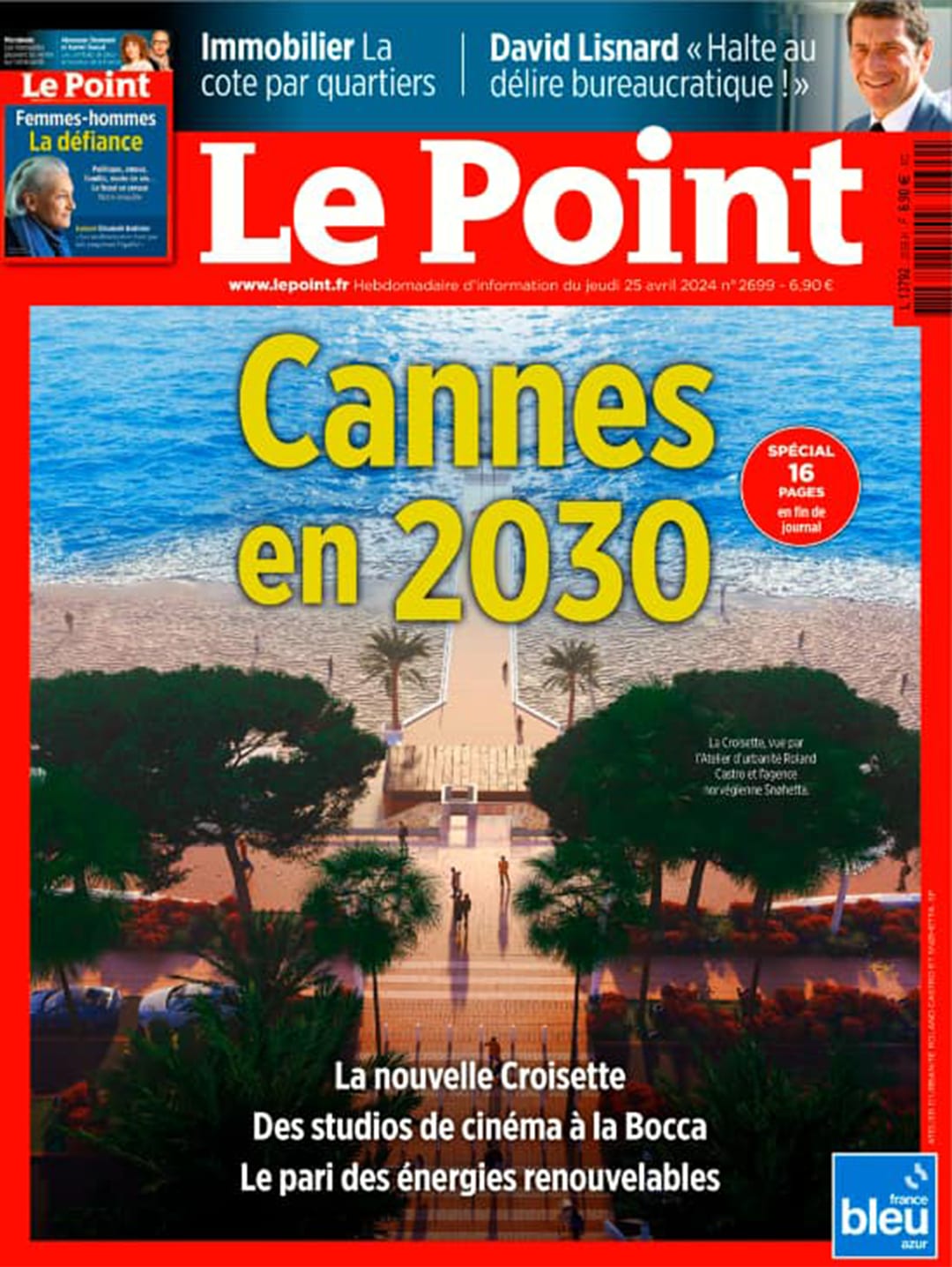 « Cannes en 2030 » : Un dossier "Le Point" consacré à l'avenir de Cannes