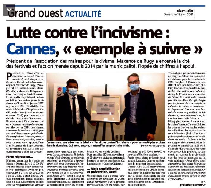 Lutte contre les trafics de stupéfiants, contre l'incivisme : David Lisnard présente le bilan de la Police Municipale — illustration 1