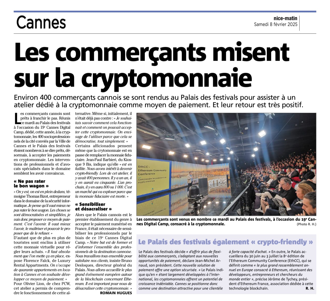 À Cannes, les commerçants misent sur la cryptomonnaie — illustration 1