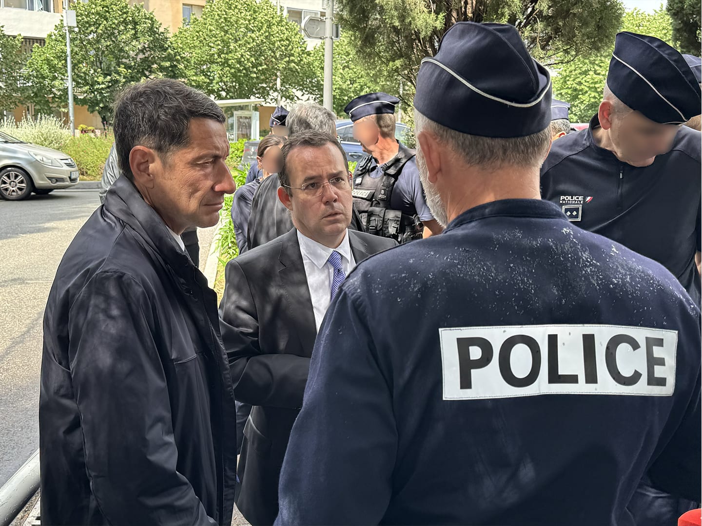David Lisnard accueille le nouveau Préfet des Alpes-Maritimes et lui fait faire une tournée des quartiers cannois