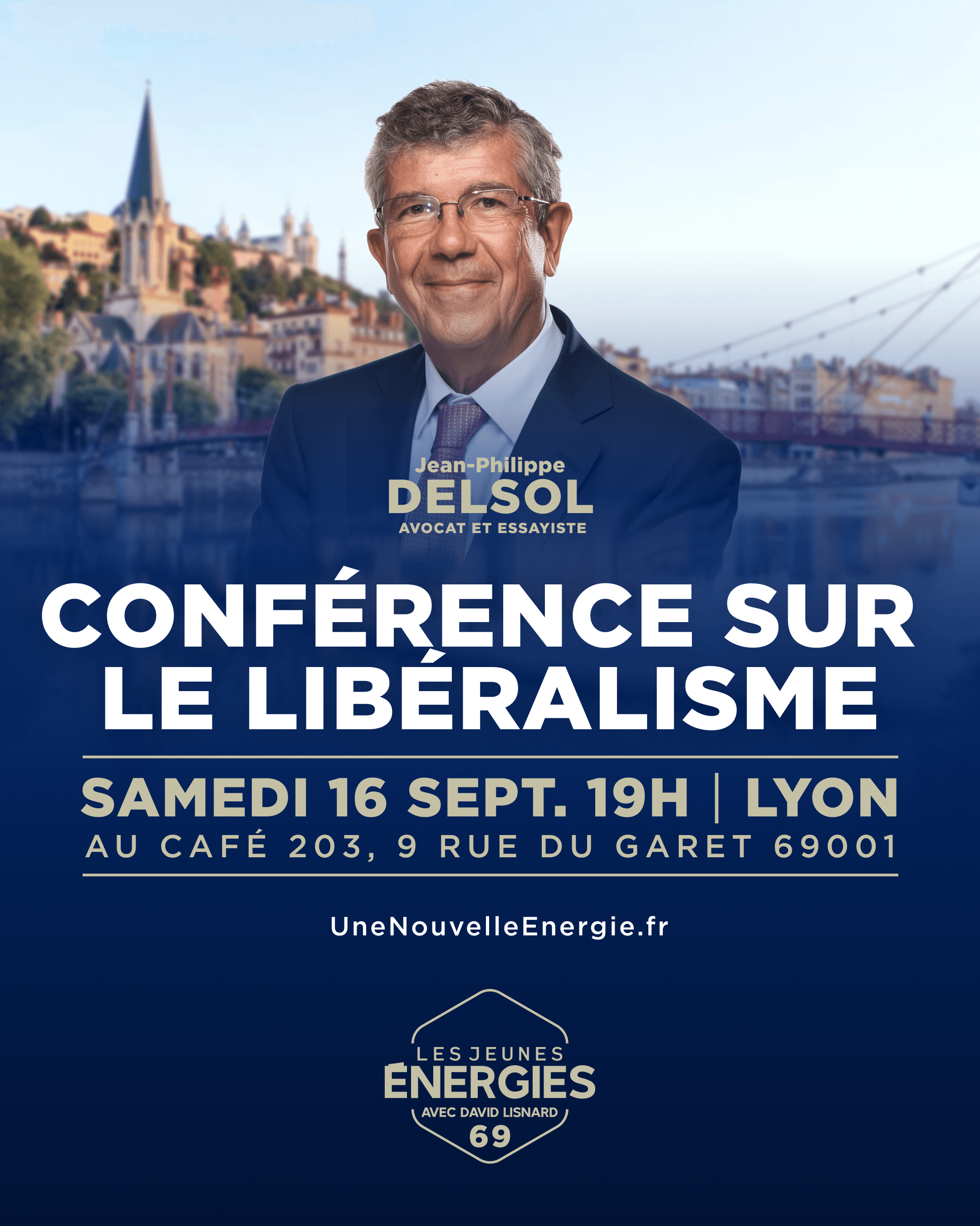 Illustration de l’événement : Conférence sur le libéralisme avec Jean-Philippe Delsol