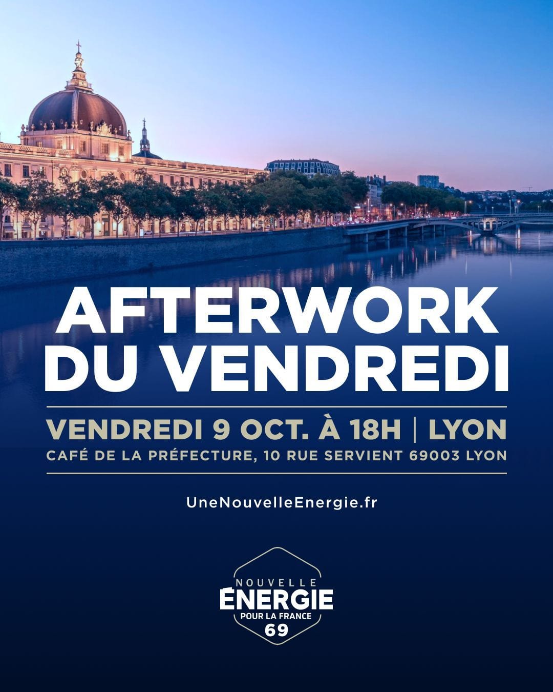 Illustration de l’événement : AFTERWORK DU VENDREDI - NOUVELLE ÉNERGIE LYON