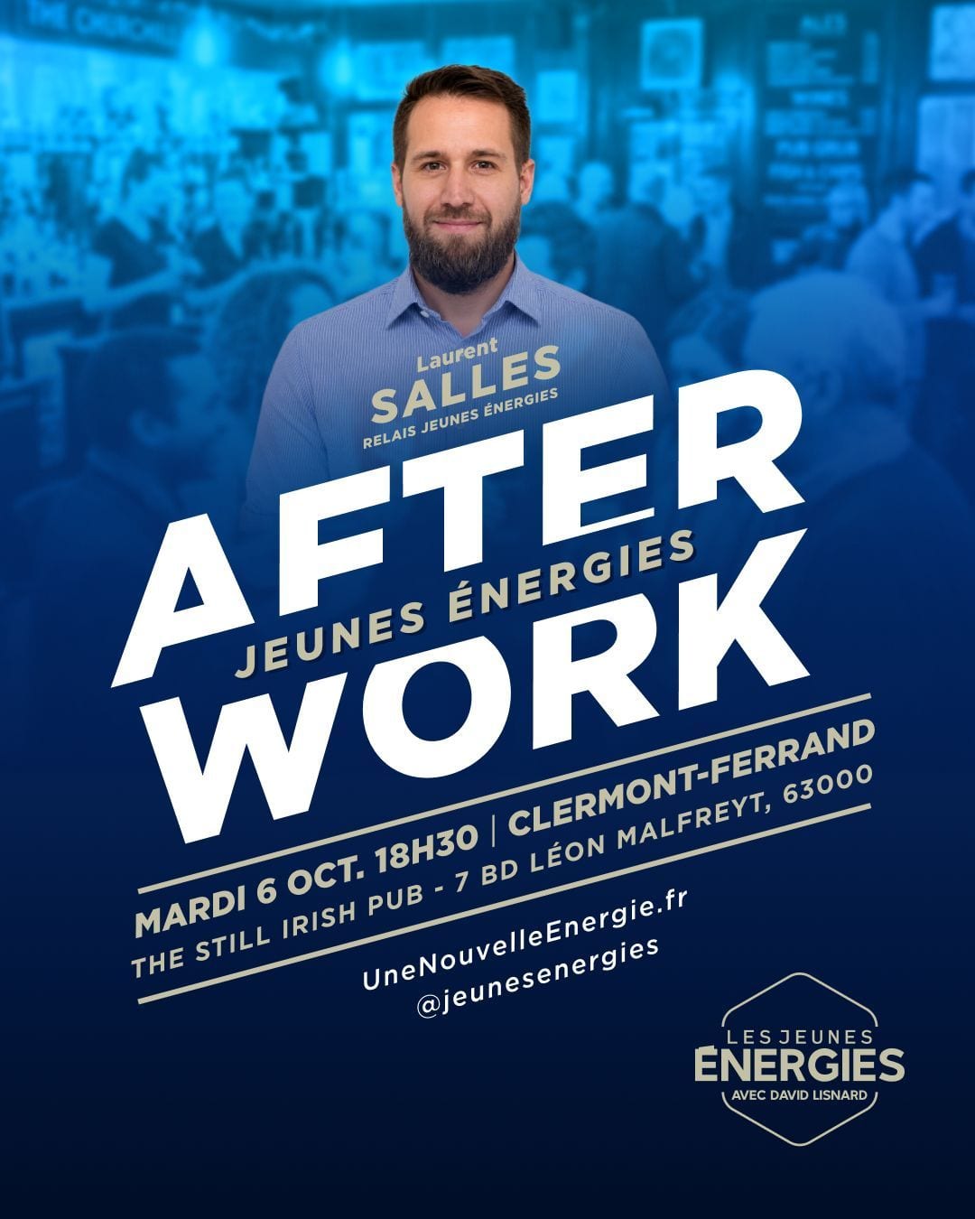 Illustration de l’événement : AFTERWORK JEUNES ÉNERGIES PUY-DE-DÔME