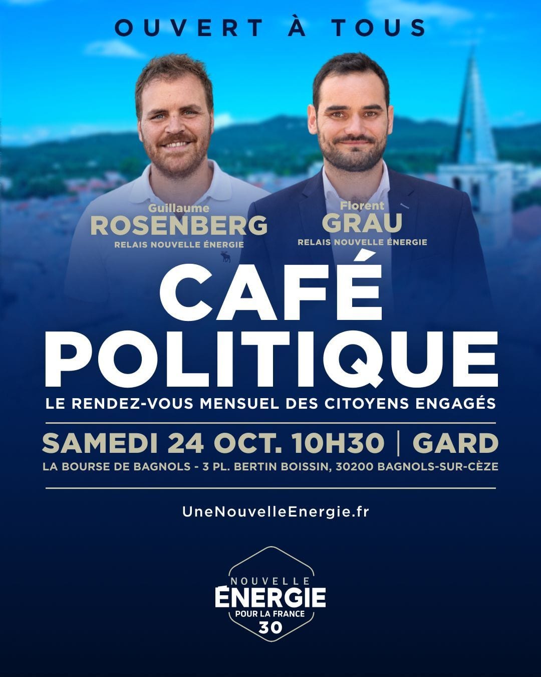 Illustration de l’événement : CAFÉ POLITIQUE NOUVELLE ÉNERGIE GARD