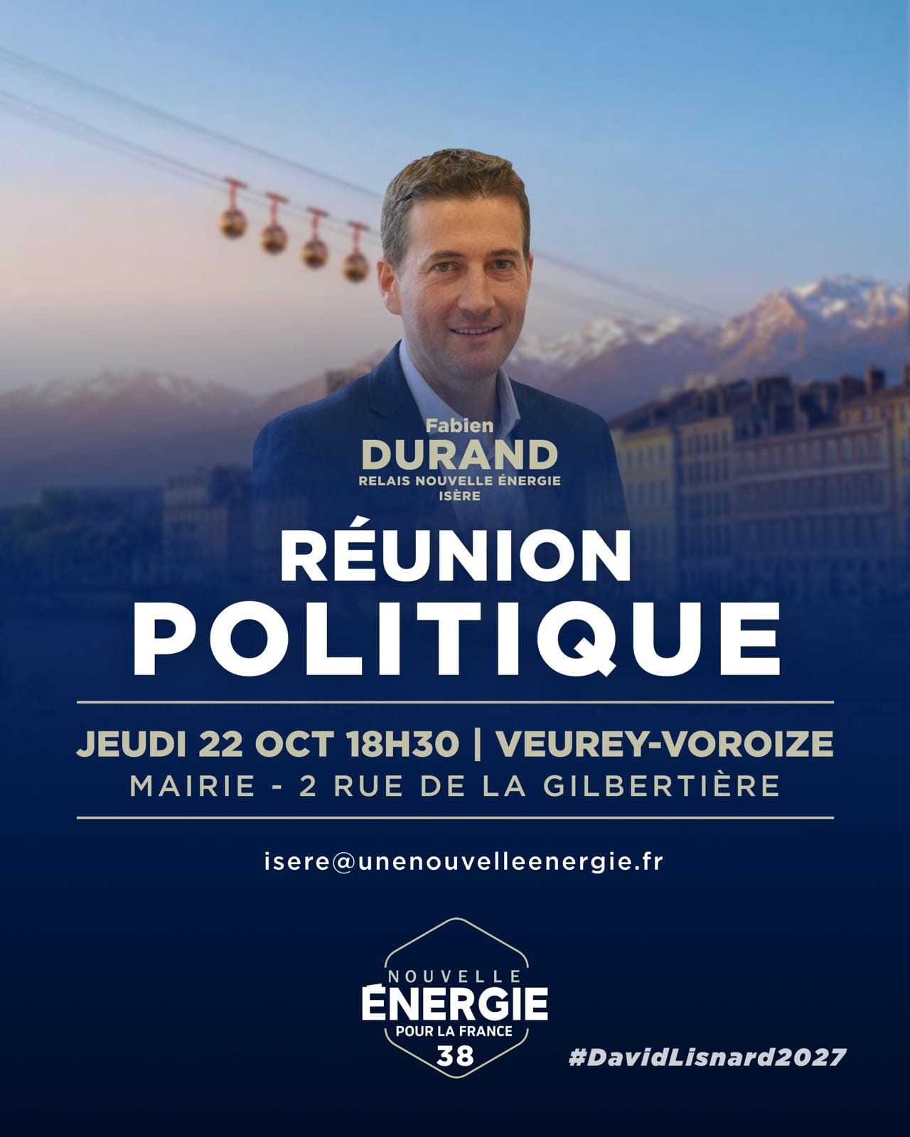 Illustration de l’événement : RÉUNION POLITIQUE VEUREY-VOROIZE