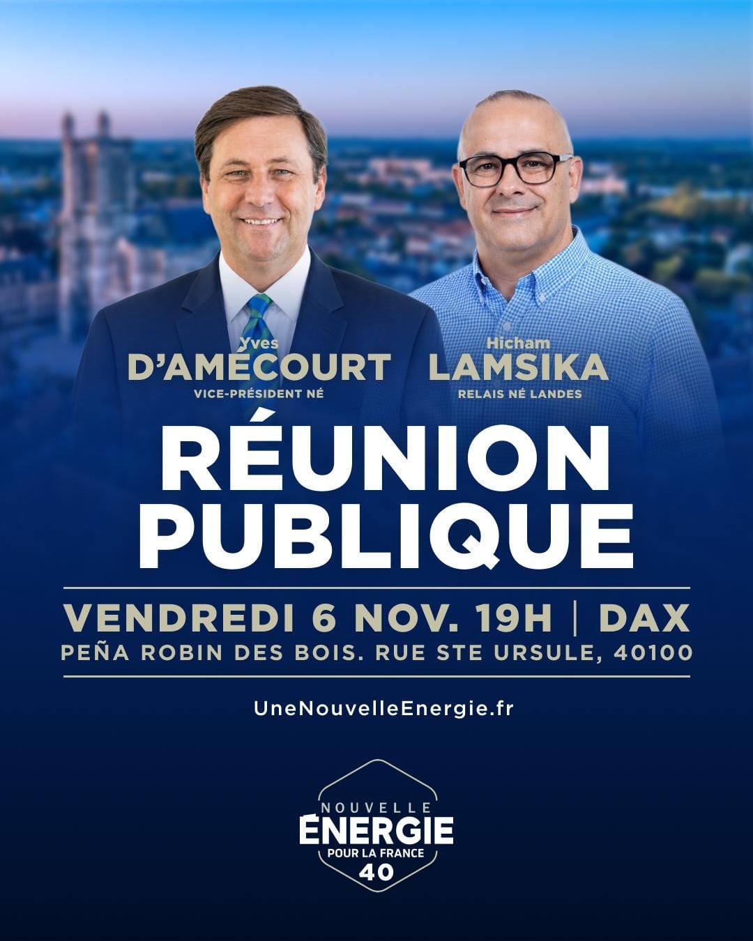 Illustration de l’événement : RÉUNION PUBLIQUE NOUVELLE ÉNERGIE LANDES