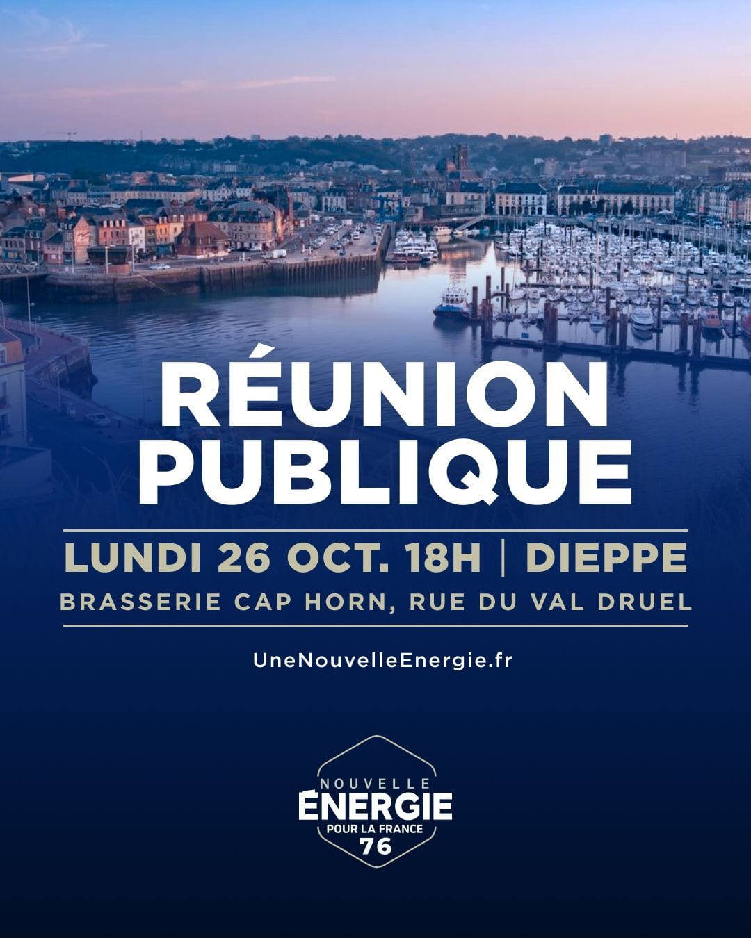 Illustration de l’événement : RÉUNION PUBLIQUE NOUVELLE ÉNERGIE SEINE-MARITIME