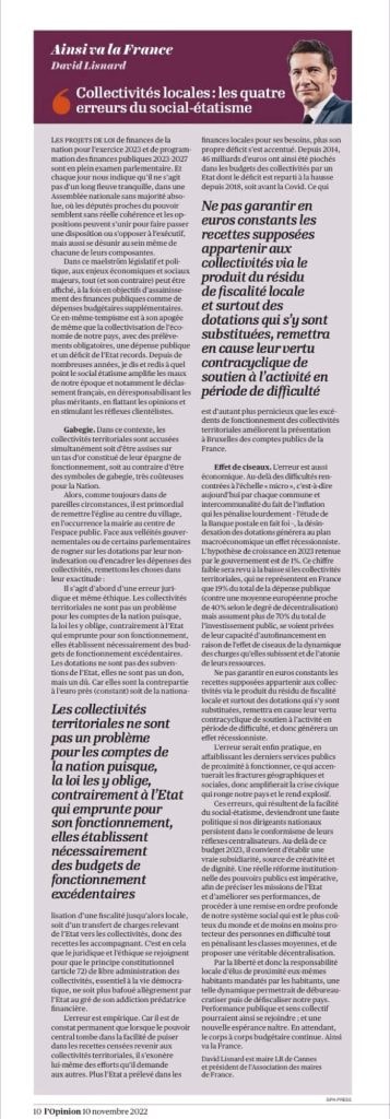 Collectivités locales : les 4 erreurs du social-étatisme — illustration 1