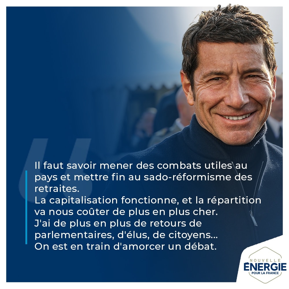 Dose de capitalisation dans le régime des retraites : David Lisnard le propose depuis 2018 ! — illustration 1