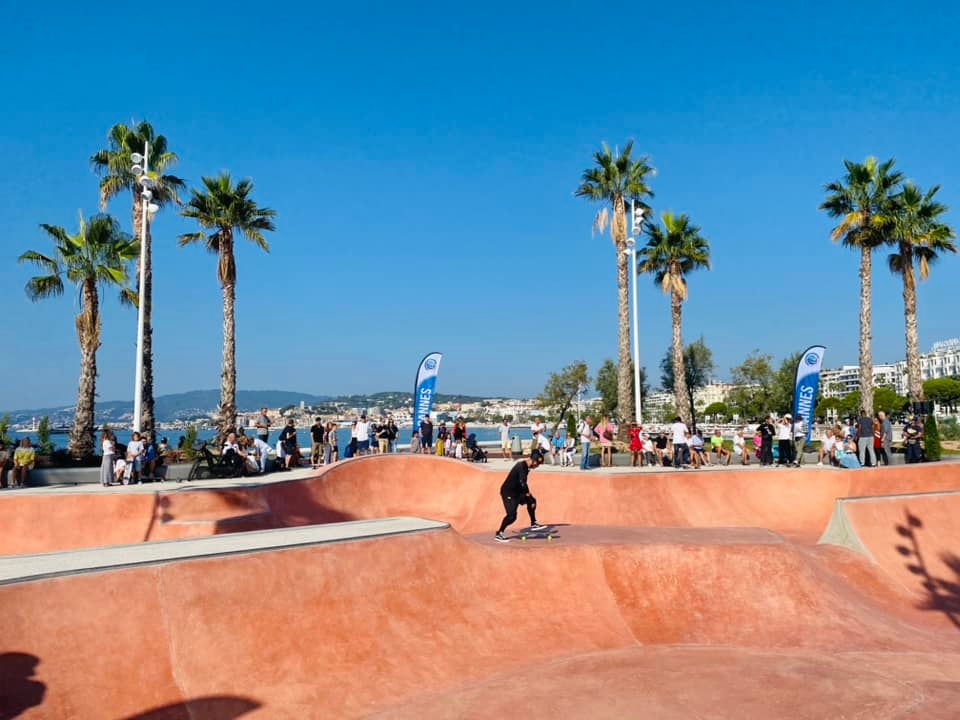 David Lisnard inaugure le nouveau skatepark de la Roseraie — illustration 1