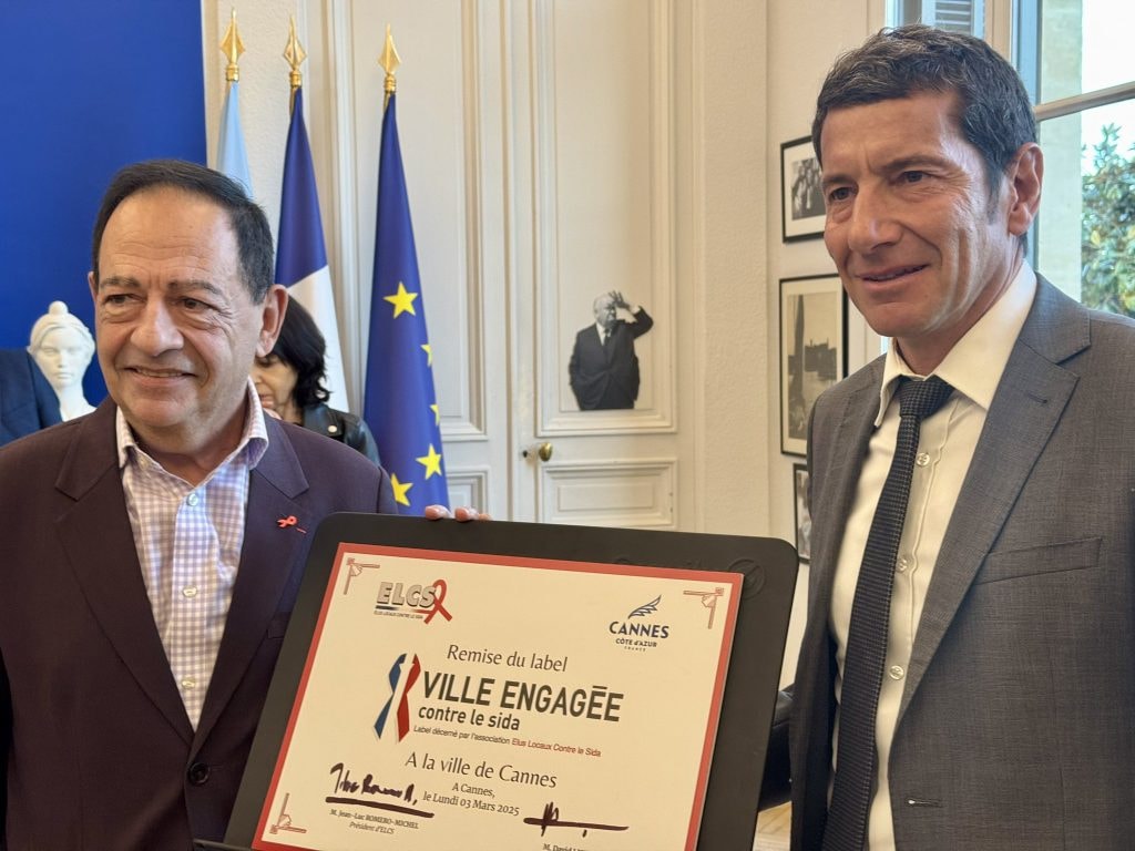La Ville de Cannes distinguée pour son engagement contre le SIDA — illustration 1