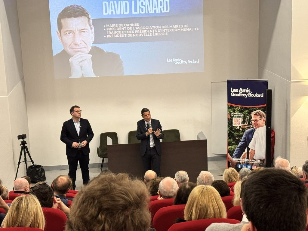 David Lisnard livre sa vision de la France devant une salle comble à l'occasion d'une conférence organisée par Les Amis de Geoffroy Boulard — illustration 1