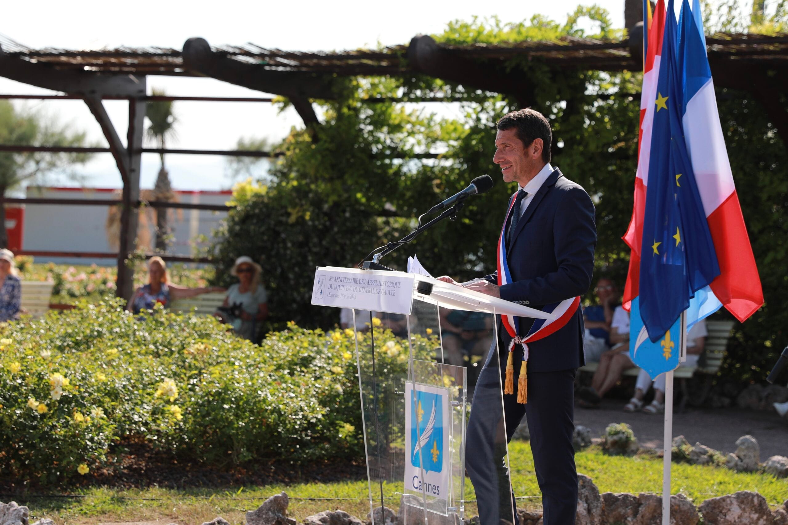 David Lisnard commémore l’Appel du 18 juin 1940
