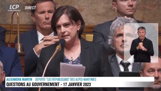 Délinquance des mineurs : Alexandra Martin défend sa proposition de Loi à l'Assemblée Nationale