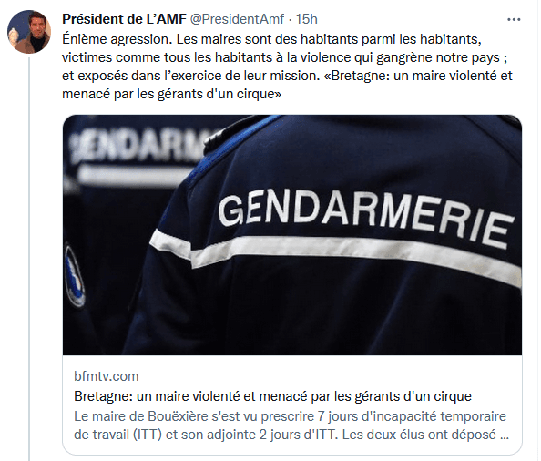 Agression d'un maire en Bretagne : David Lisnard dénonce l'inaction de l'Etat, malgré les alertes