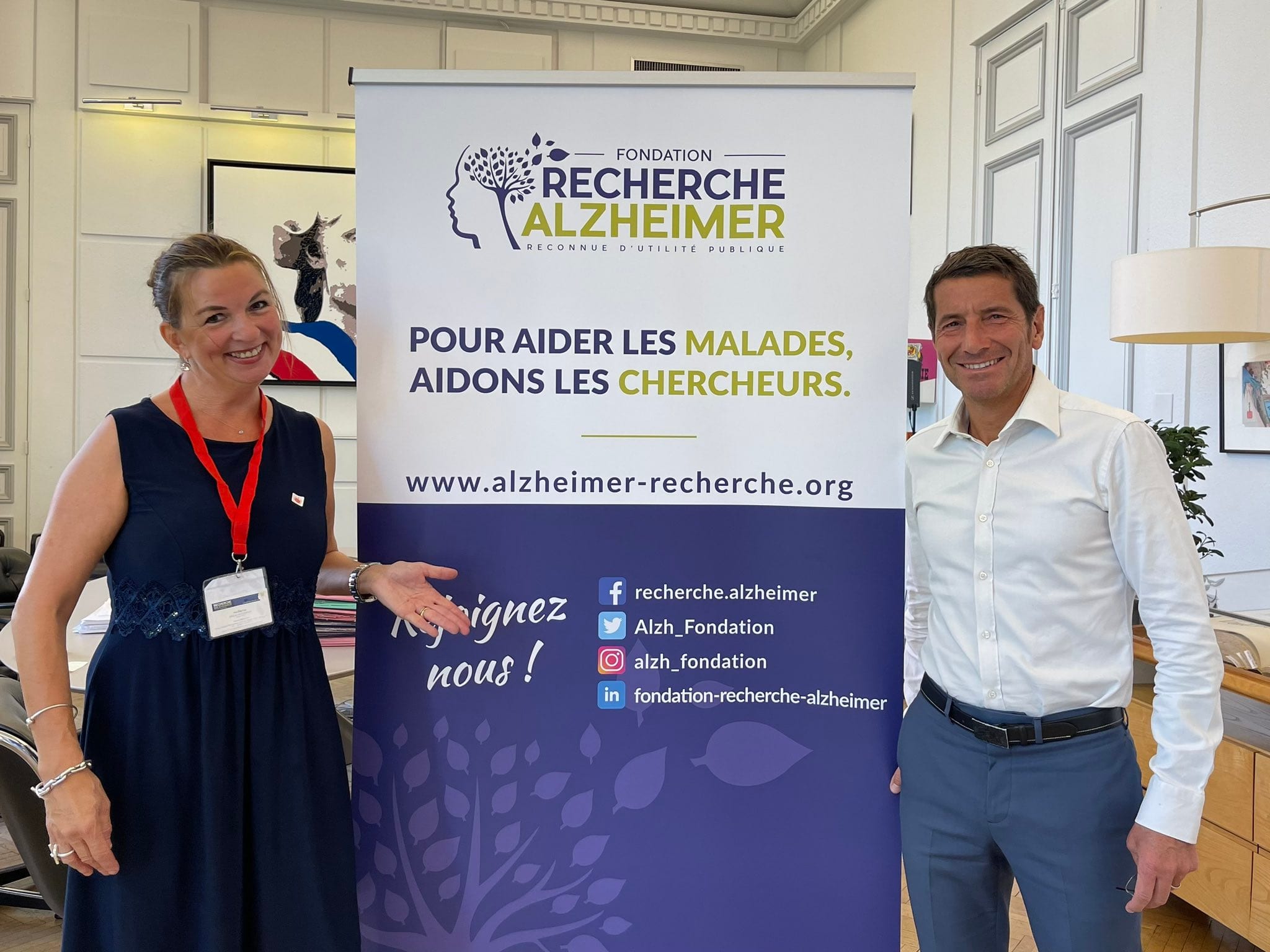 David Lisnard s'exprime à l'occasion de la Journée mondiale de l'Alzheimer et exprime une pensée pour les aidants