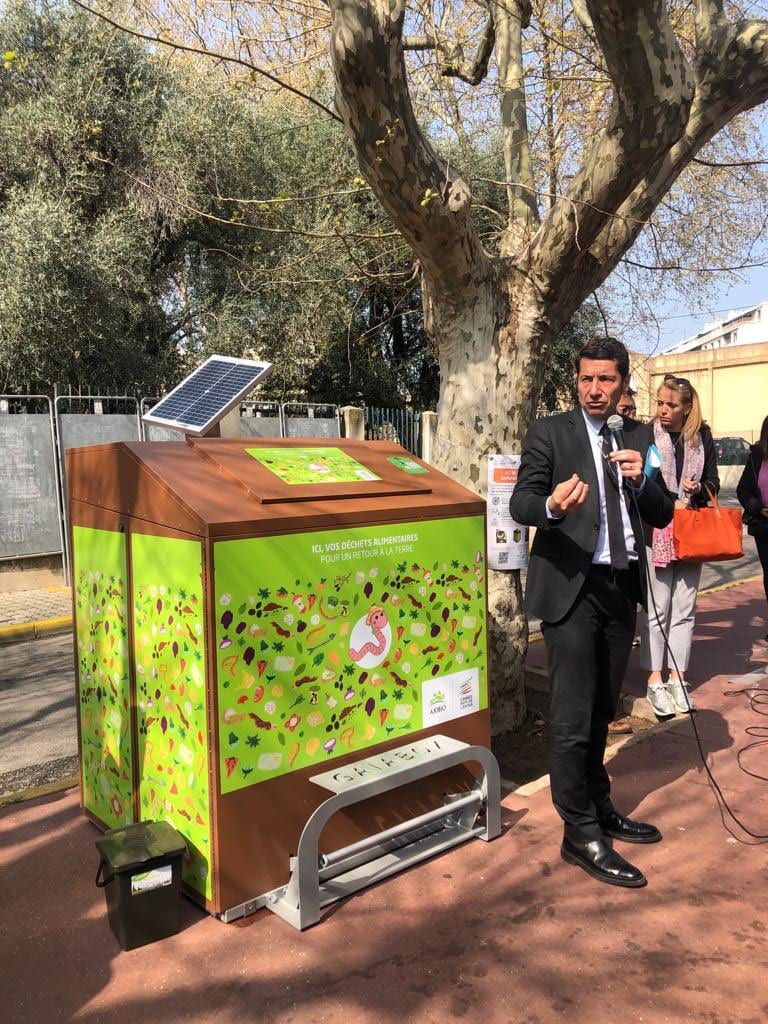 Cannes : expérimentation d'un système de collecte des déchets alimentaires innovant dans le Petit Juas