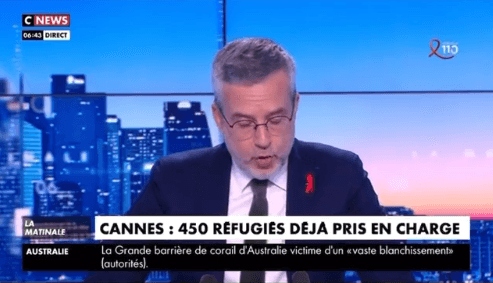 Au coeur du centre d'accueil cannois des Ukrainiens par les équipes de CNews