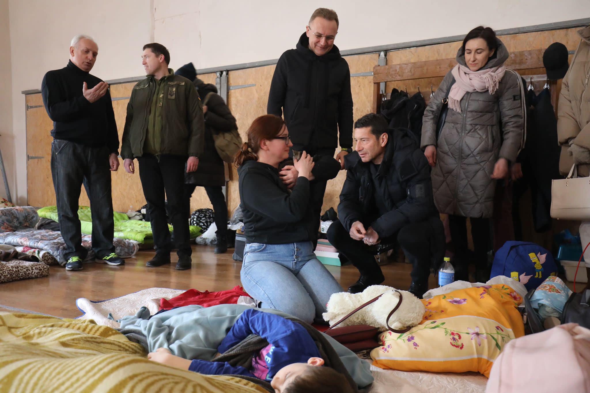 David Lisnard en mission humanitaire en Ukraine