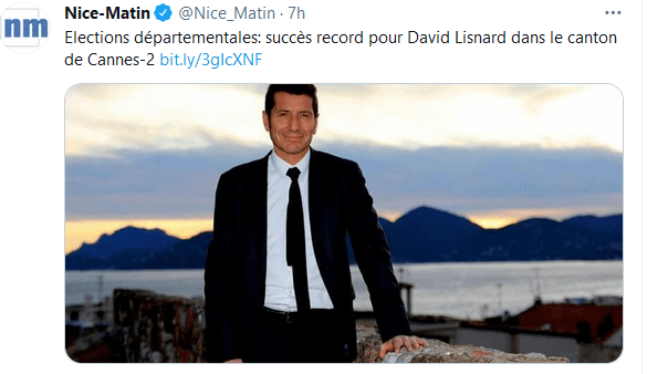 Elections départementales : succès record pour David Lisnard