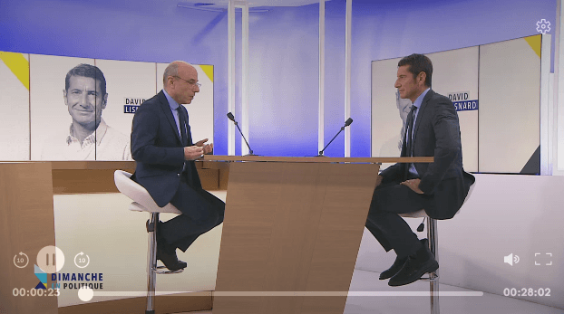 David Lisnard était l'invité de l'émission Dimanche en politique sur France 3 Côte d'Azur