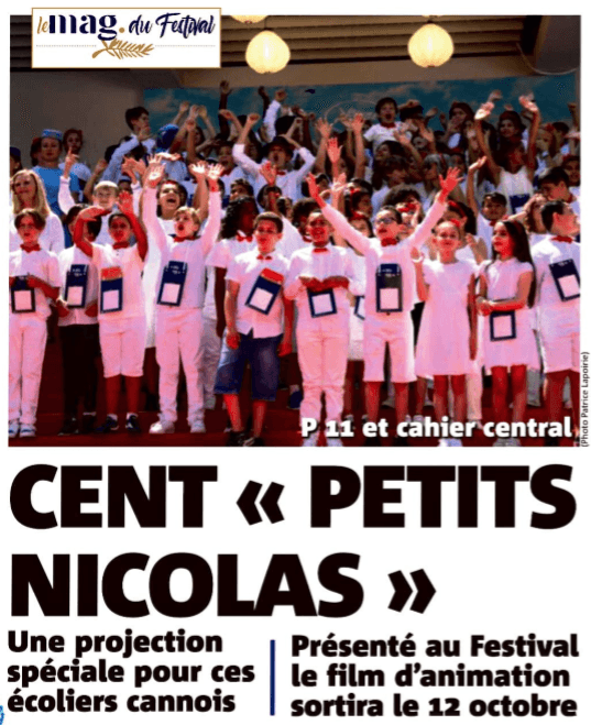 100 "Petits Nicolas" sur le tapis rouge
