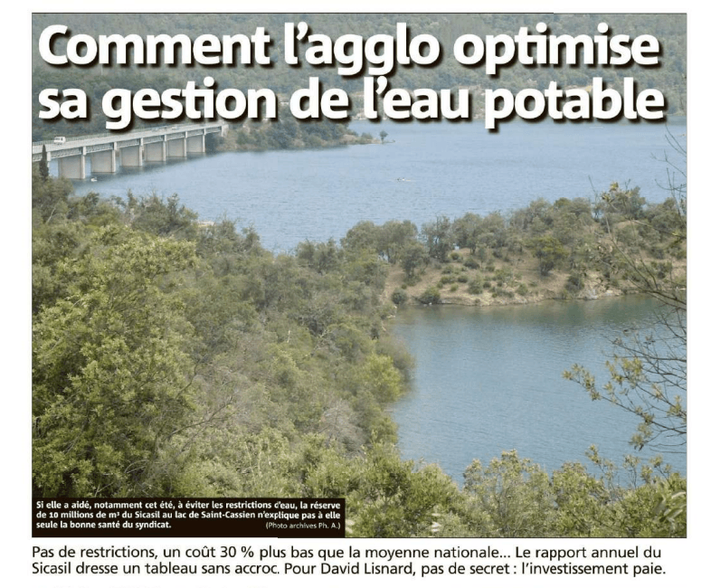 Comment l'Agglo optimise sa gestion de l'eau potable
