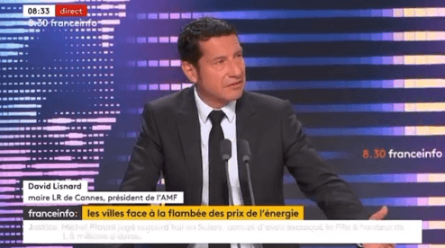 Inflation, hausse des prix de l'énergie, refus d'obtempérer : retrouvez l'interview de David Lisnard pour France Info
