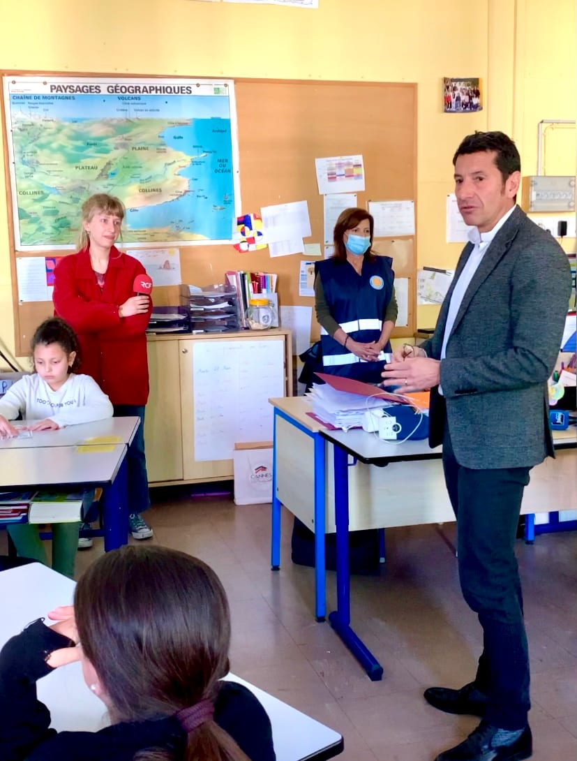 Les élèves de l'école de la Frayère formés aux risques majeurs