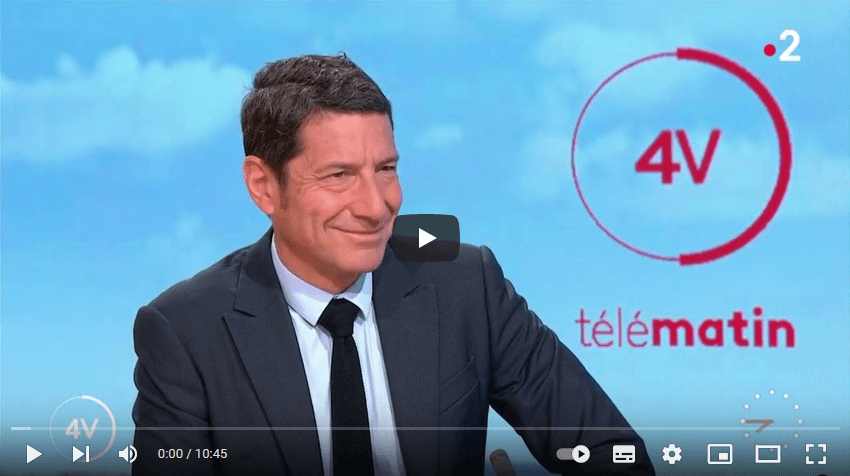 Déclassement éducatif, lutte contre la bureaucratie, immigration : David Lisnard était l'invité de l'émission Les 4V sur France 2