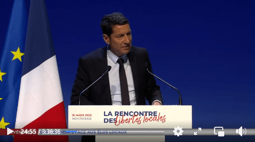 Rencontre des libertés locales : David Lisnard et l'AMF auditionnent les candidats à la Présidentielle