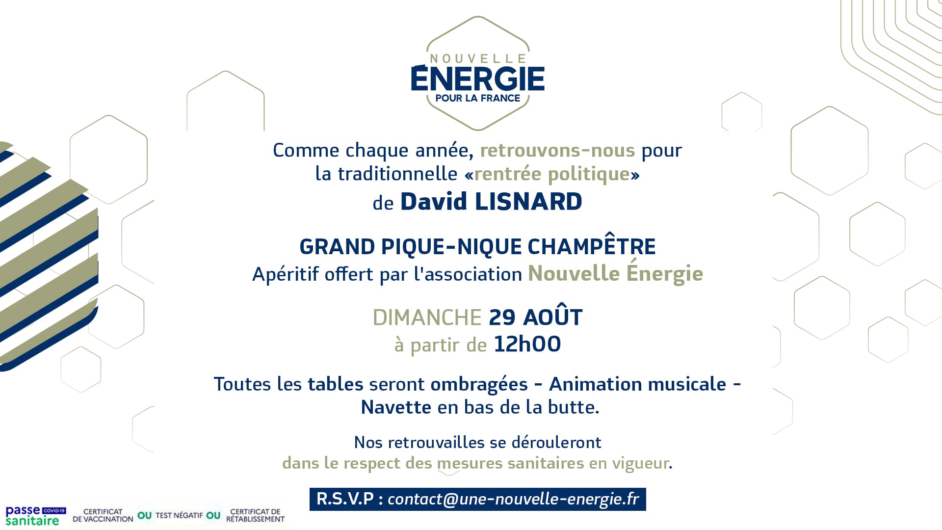 29 août 2021 : rentrée politique de David Lisnard à Cannes