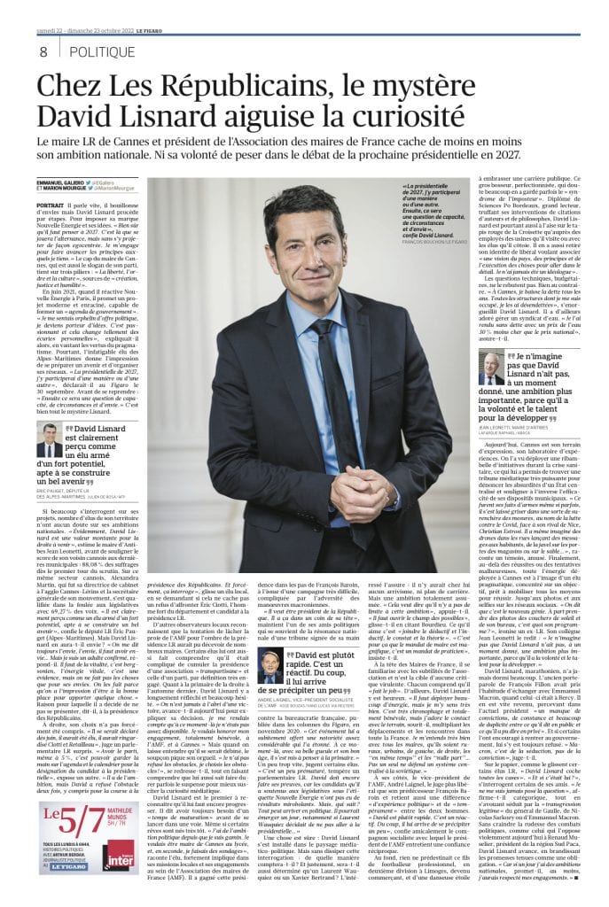 Chez Les Républicains, le mystère David Lisnard aiguise la curiosité