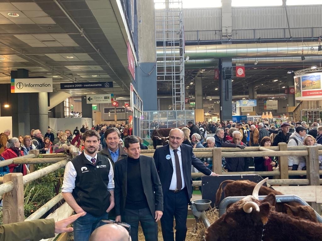 David Lisnard est venu soutenir les représentants du monde agricole au Salon International de l'Agriculture