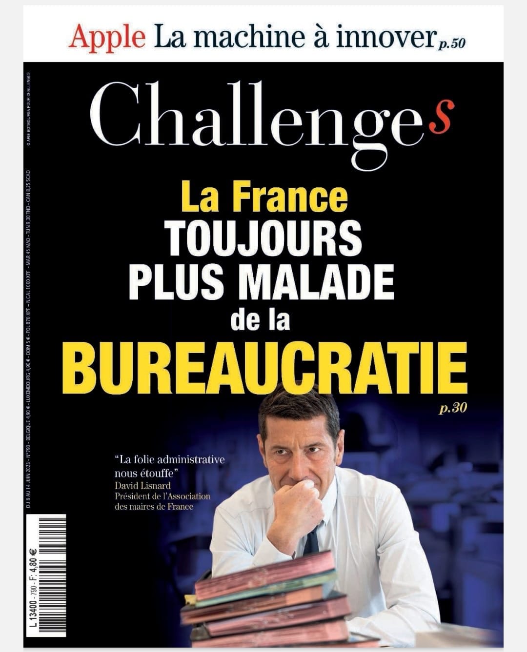 David Lisnard à la Une de Challenges