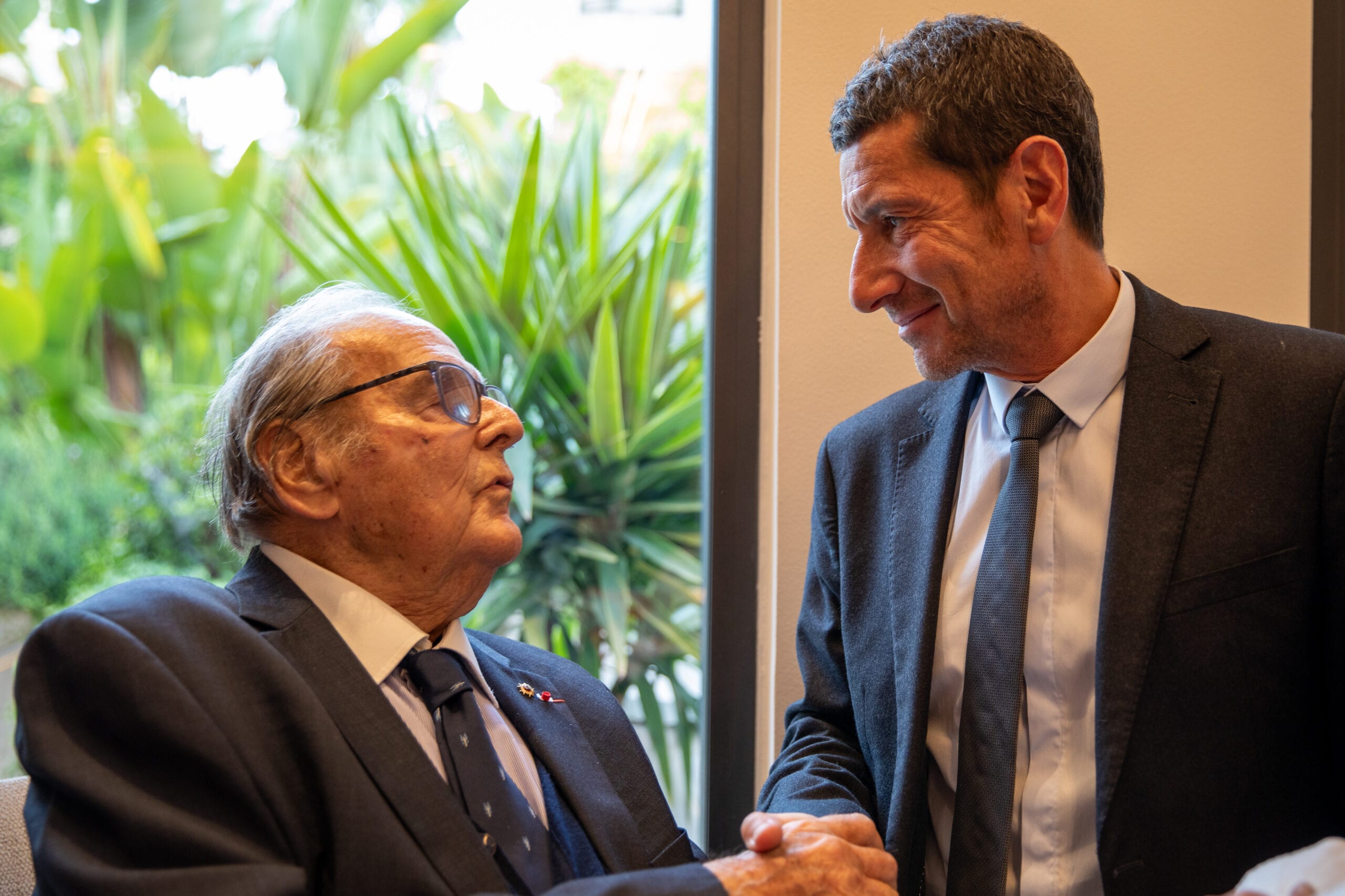 David Lisnard célèbre le 100ème anniversaire de Christian Bridoux