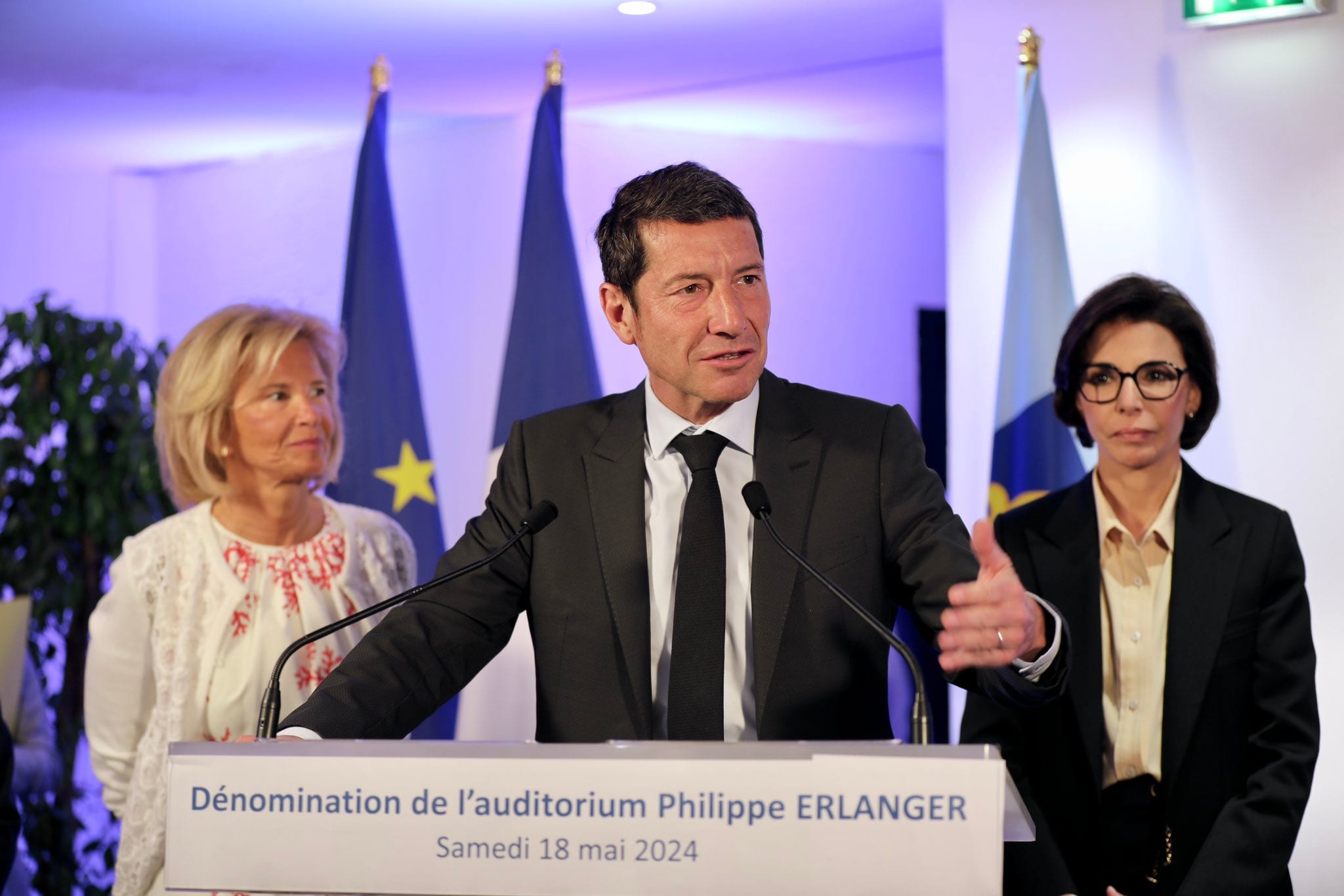David Lisnard rend hommage à Philippe Erlanger, créateur du Festival de Cannes et porteur des valeurs de liberté de création