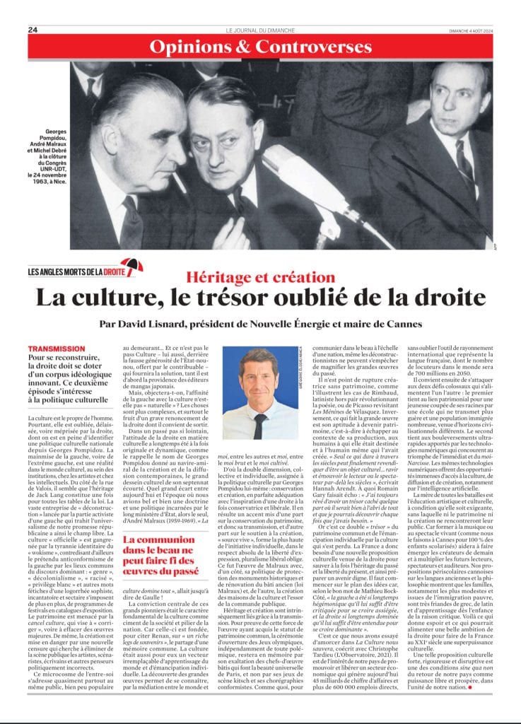 La culture, le trésor oublié de la droite — illustration 1