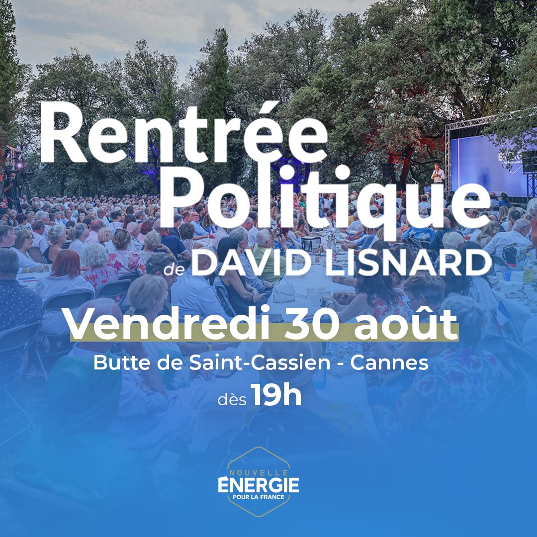 Rentrée politique de David Lisnard