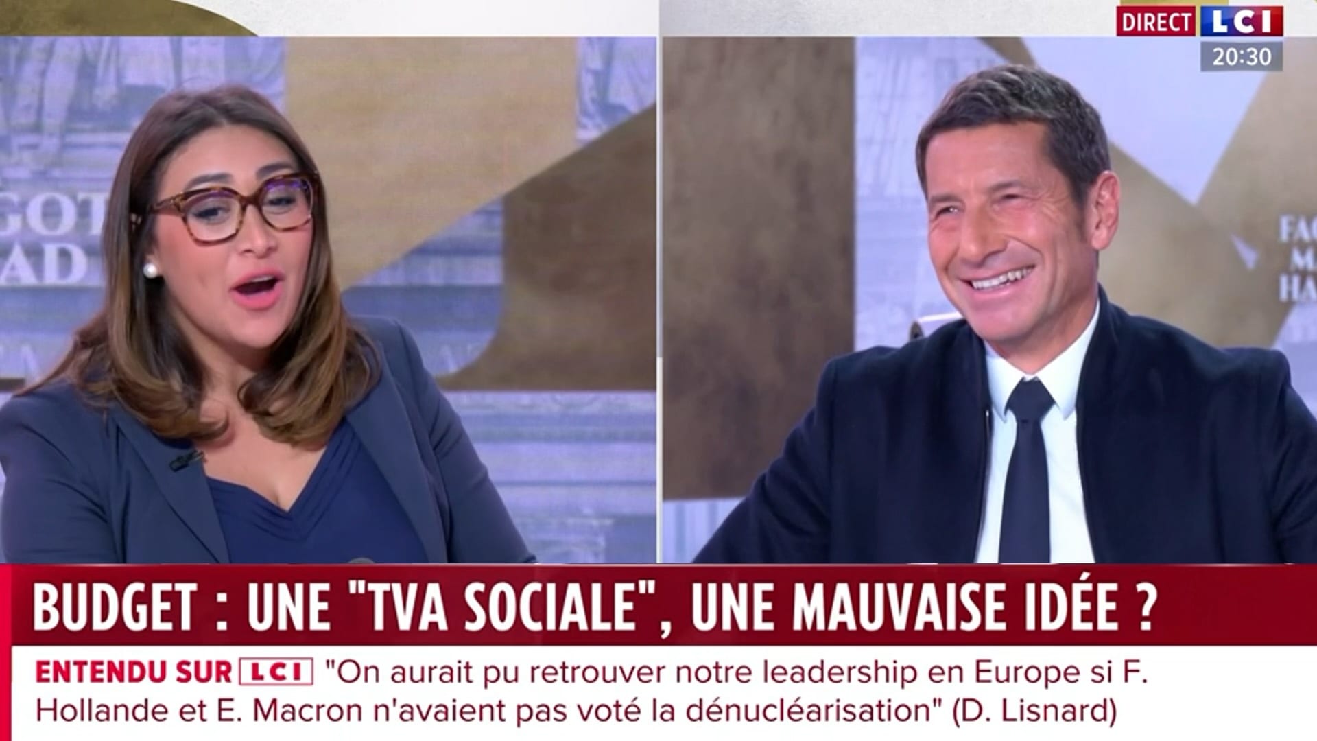 International, finances, nucléaire : David Lisnard s'est exprimé sur de nombreux sujets d'actualité sur le plateau de LCI